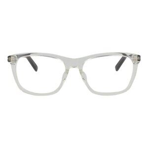 Dior Mens Square/Rectangle Crystal Black Transparent Fashion Designer Eyewear